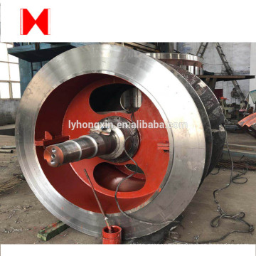 Large roller press grinding rolls